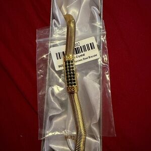 Luxurious Gold and Black Women's Watch